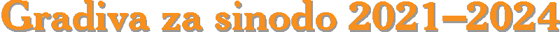 Gradiva za sinodo